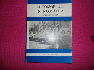 Automobilul din Romania (istorie si tehnica) ioan tatar foto