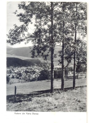 CP Z1089 - VEDERE DIN VATRA DORNEI -RPR -CIRCULATA 1962 foto