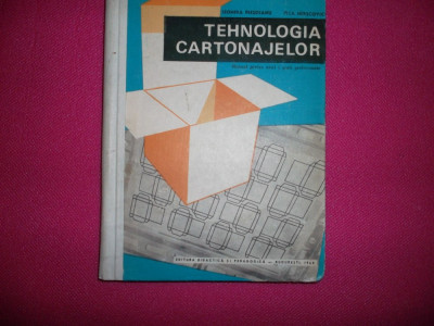 Tehnologia Cartonajelor - Fica Herscovici, Leonida Plesoianu foto