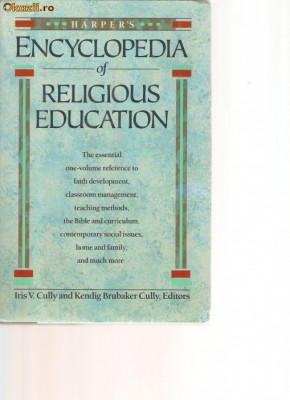 HARPER&amp;#039;S ENCYCLOPEDIA of RELIGIOUS EDUCATION, 1990, ENCICLOPEDIA RELIGIILOR foto