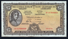 Irlanda 5 Pounds 1974 P#65C[2] foto
