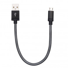 Cablu de date si incarcare micro USB cu incarcare rapida FAST CHARGE - 22cm foto