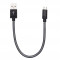 Cablu de date si incarcare micro USB cu incarcare rapida FAST CHARGE - 22cm