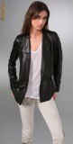 Sacou Matase Neagra Wayne, Club/Banchet, Marime S/M + Lotiune Dior &amp; Lant Argint Cadou! Jacheta de Lux, Fabricat SUA