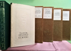 Tudor Arghezi, Scrieri (edi?ie princeps), vol.10,12,13,14, Ed. Literatura 1965 foto