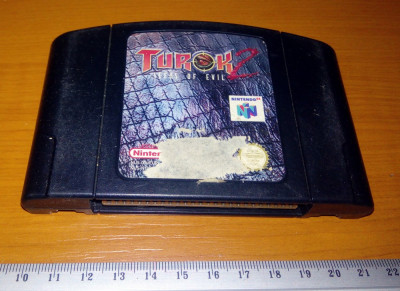 CASETA JOC NINTENDO / NES -TUROK 2 SEEDS OF EVIL foto