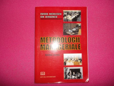 Metodologii manageriale/ Ovidiu Niculescu foto