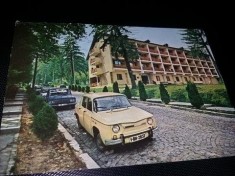 Carte postala veche,GOVORA,Vedere Autoturism DACIA 1100,de COLECTIE,,T.GRATUIT