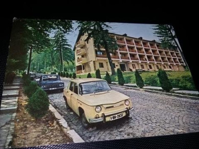 Carte postala veche,GOVORA,Vedere Autoturism DACIA 1100,de COLECTIE,,T.GRATUIT foto