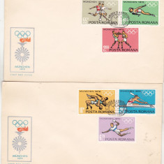 bnk fil FDC - Munchen 1972 - preolimpiada