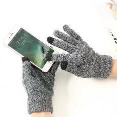 Manusi PremiumGloves TouchScreen Gri (telefoane, tablete, touchscreen) foto
