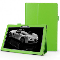 Husa Premium Book pentru tableta Lenovo Tab 2 A10-30, 10, green foto