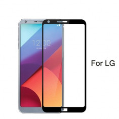 LG G6 - Folie Sticla Full Size Neagra Black foto