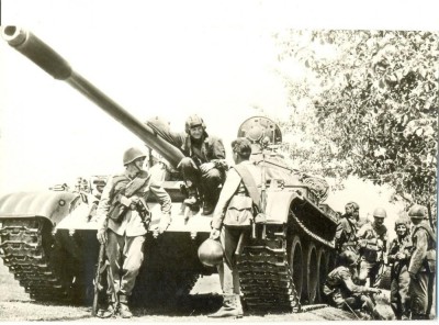 CP Z1118 -TANC, TANCHISTI SI INFANTERISTI , LA INSTRUCTIE -NECIRCULATA foto