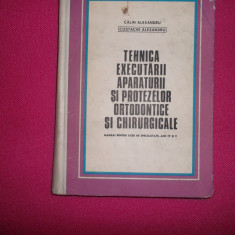 Tehnica Executarii Aparatelor Si Protezelor Ortodontice Si Chirurgicale