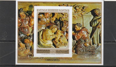 Pictura religioasa ,Craciun ,Manama. foto