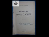 E M Socor O rusine universitara - Plagiatul D-lui A C Cuza Ed a II-a 1923