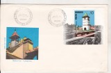 Bnk fil FDC - Obiective turistice 1978, Romania de la 1950