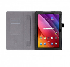 Husa Premium tableta Asus ZenPAD Z301MFL / Z301ML / Z300M / Z300C cu suport de mana, Black foto