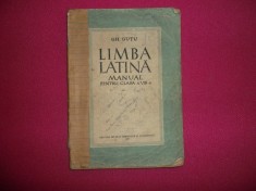 Gh.Gutu/ Limba Latina a VIII-a,1957