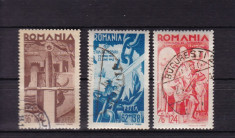 ROMANIA 1943 , LP 154 I , CONSILIUL DE PATRONAJ SERIE STAMPILATA foto