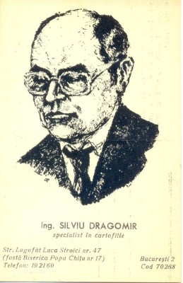 CP Z1138 - ING. SILVIU DRAGOMIR -SPECIALIST IN CARTOFILIE - NECIRCULATA foto