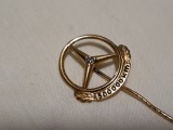 Brosa Pin argint aurit MERCEDES aniversar 500.000km de COLECTIE Stare Impecabila, Ornamentale