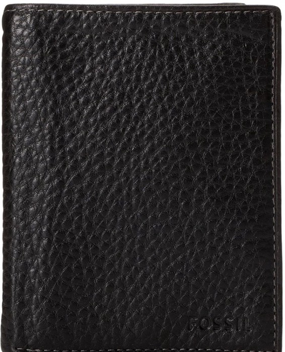 Fossil Marston negru portofel barbati nou 100% original. Livrare rapida.