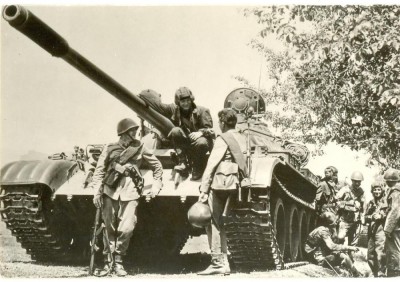 CP Z1119 -TANC, TANCHISTI SI INFANTERISTI , LA INSTRUCTIE -CIRCULATA 1970 foto