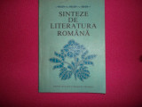 Constantin Crisan - Sinteze De Literatura Romana