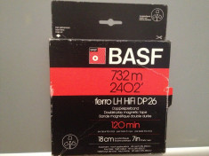 Banda Magnetofon BASF model LH HIFI DP26 (18cm) - in cutie - NOUA/SIGILATA/RFG foto