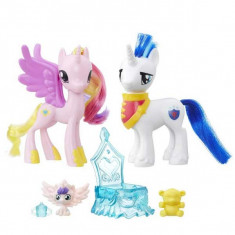 My Little Pony Printesa Cadance si Shining Armor Momente in familie B9848 Hasbro foto