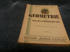 MANUAL GEOMETRIE CLASA A III A 1948 foto