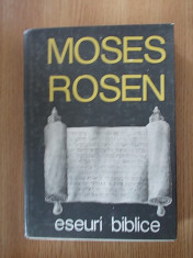 ESEURI BIBLICE- MOSES ROSEN, 1992, cartonata/supracoperta foto