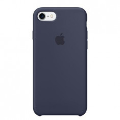 Husa capac de protectie Apple pentru iPhone 7 Silicon Midnight Blue foto