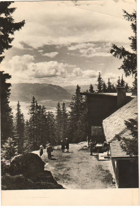 CPI (B9658 ) CARTE POSTALA - CABANA POSTAVARUL. VEDERE SPRE PIATRA CRAIULUI, RPR