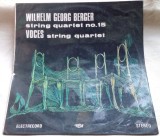 COPERTA / MAPA DISC RCM: WILHELM GEORG BERGER - STRING QUARTET 15 (ST-ECE 03046)