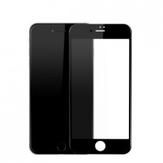 Folie protectie sticla Tempered glass 3D Apple iPhone 7 curbat negru foto