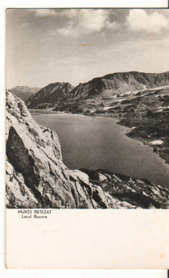 CPI (B9664) CARTE POSTALA - MUNTII RETEZAT. LACUL BUCURA, RPR foto