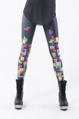 LEGGINGS colanti lycra spandex dama foto