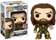 Figurina Pop! Heroes Dc Justice League Aquaman Mother Box foto