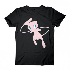 Tricou Pokemon Mew Editie Aniversara Negru Marimea L foto