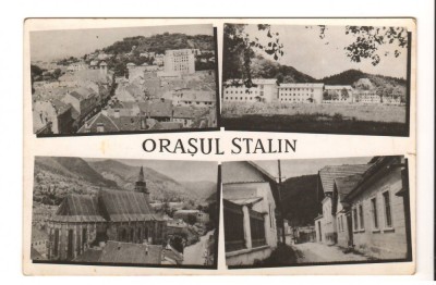 CPI (B9661 ) CARTE POSTALA - ORASUL STALIN - MOZAIC, RPR foto