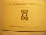 Colita pt.Expozitie 1992 Passau ,cu marca Telegraf 1870 Bavaria, Nestampilat