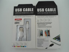 Cablu date USB 1,5 metri iPhone 5 / 5C / 5S / 6 / iPad mini foto