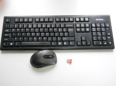 Kit tastatura + mouse A4TECH Wireless 7100N. foto