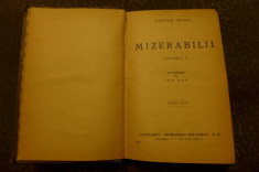 Mizerabilii de Victor Hugo Ed. Cugetarea-Georgescu Delafras vol. I foto