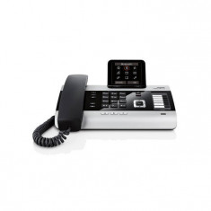 Telefon fix Gigaset DX800A ISDN cu fir Negru foto