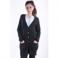 Cardigan Lung Vascoza Vero Moda Cuties Negru foto