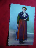 Ilustrata - Savoia Pitoreasca- Folclor- Costum popular din Savoia Tarentese, Necirculata, Printata